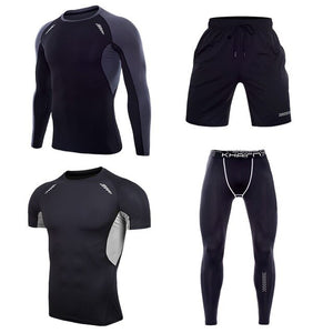 Workout & Training Clothes Men's Gym Clothes Suits Ropa Gym Hombre Mens Gym Clothing Sportswear Running Clothing for Men Sets XL