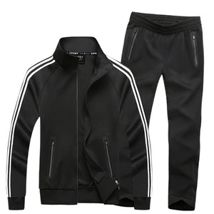 Big Size Sportsuits Men Loose Style Sportswear Fitness Workout Tracksuit Set Windproof Breathable 7XL 8XL Gym Running Sport Suit
