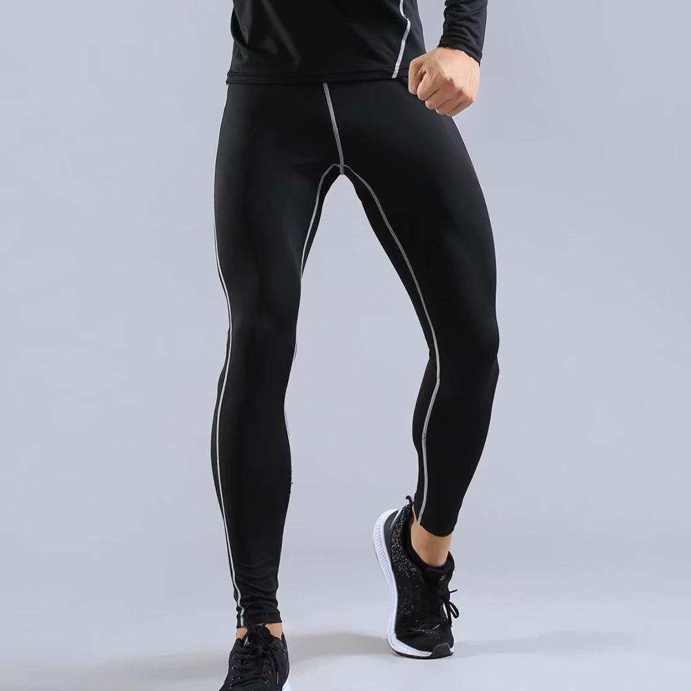 Mens Gym Compression Leggings Sport Training Pants Men Running Socks Pants Sportswear Men Dry Fit Jogging Pants