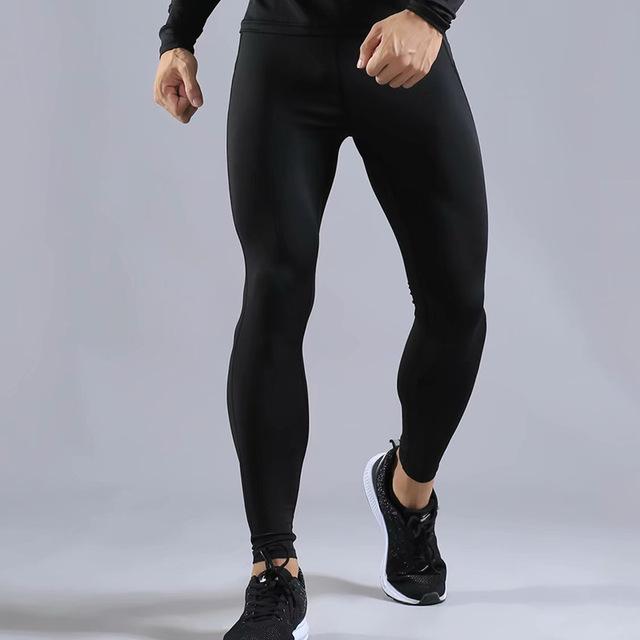 Mens Gym Compression Leggings Sport Training Pants Men Running Socks Pants Sportswear Men Dry Fit Jogging Pants