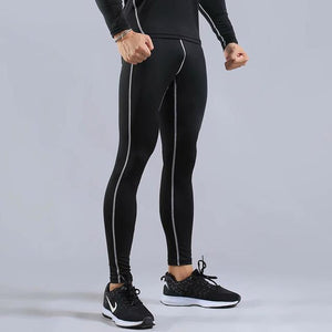 Mens Gym Compression Leggings Sport Training Pants Men Running Socks Pants Sportswear Men Dry Fit Jogging Pants