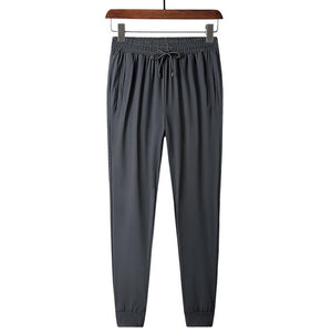 Breathable Cool Thin Pants Summer Ice Silk Plus Size Men Women Casual Sports Pants Martial Arts Hiking Sportswear L-8XL Trousers