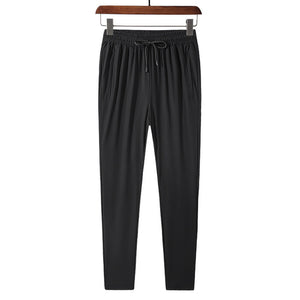 Breathable Cool Thin Pants Summer Ice Silk Plus Size Men Women Casual Sports Pants Martial Arts Hiking Sportswear L-8XL Trousers