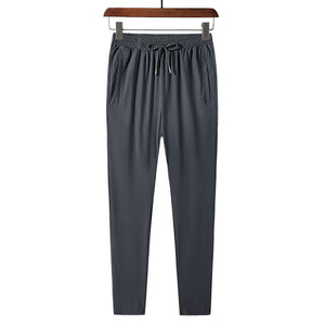 Breathable Cool Thin Pants Summer Ice Silk Plus Size Men Women Casual Sports Pants Martial Arts Hiking Sportswear L-8XL Trousers