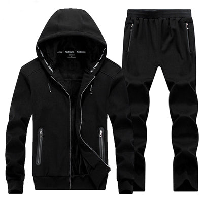 Big Size 7XL 8XL Men Hoodies Suits Geometric Patterns Man Sportsuit Sportswear Winter Workout Warm Gym Set Run Jogging Suit Male