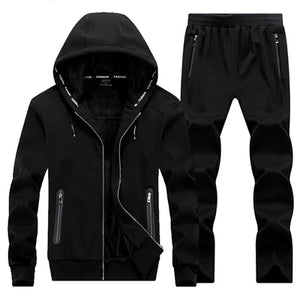 Big Size 7XL 8XL Men Hoodies Suits Geometric Patterns Man Sportsuit Sportswear Winter Workout Warm Gym Set Run Jogging Suit Male
