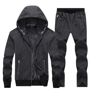 Big Size 7XL 8XL Men Hoodies Suits Geometric Patterns Man Sportsuit Sportswear Winter Workout Warm Gym Set Run Jogging Suit Male